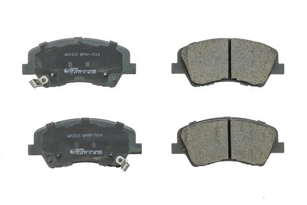 Jeu de 4 plaquettes de frein AISIN ref. BPHY-7016